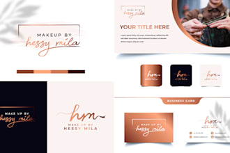 do clean signature logo with branding kit