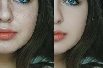 do adobe photoshop editing and skin retouch