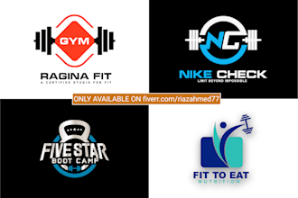 design  sports, health, gym and fitness logo