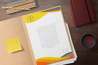 design professional letterhead layouts