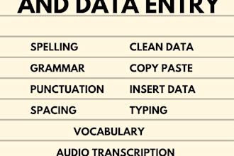 do basic data edit and data entry