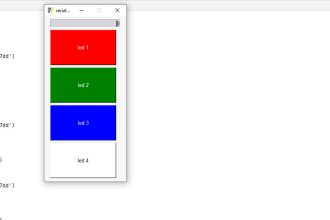 create a gui for your arduino project with python