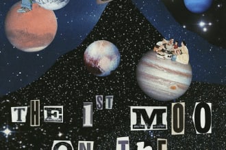 abstract surrealist collage design