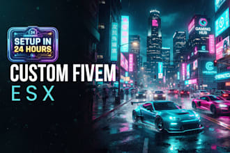 create a fivem roleplay esx server with premium scripts