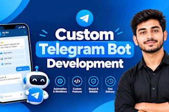 make custom telegram bot using python