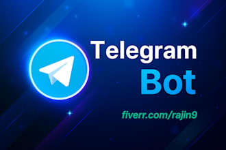make custom telegram bot using python