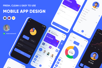 design defi app, fintech app, ewallet app, transaction app