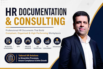 create HR policies, sops, employee handbook and HR documents