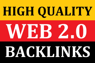 make high quality web 2 0 backlinks