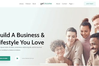 develop SEO and mobile friendly wordpress website