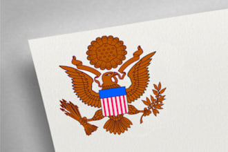 make creative interesting eagle logo with new concepts
