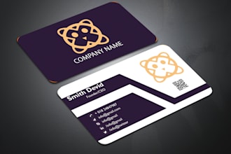 design modern and minimalist business card
