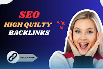 create da 90 plus SEO dofollow manual backlinks