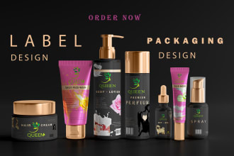 do product label design and product packaging design