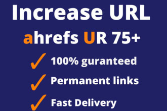 increase domain url rating ahrefs ur 80 plus
