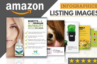 create professional infographic for amazon product