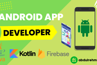 develop android app and develop mobile app in android studio