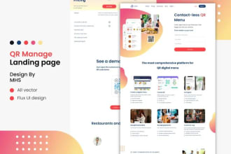 design an awesome landing page for you
