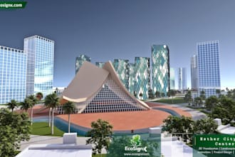 design architectural, facades and exterior spaces