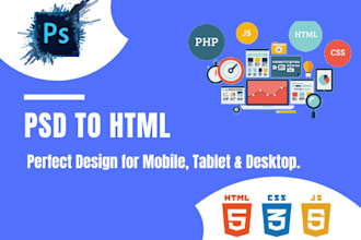 convert PSD to HTML