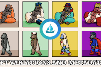 generate your unique nft artwork variation with metadata