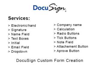 create custom docusign form