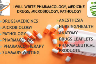 tutor you in biology,microbiology,pharmacology