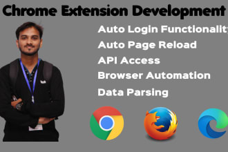 create google chrome and firefox browser extension or plugin