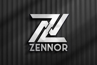 design luxury corporate company lettering logo with branding