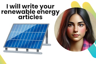 write renewable energy articles