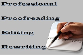 proofreading editing and rewriting