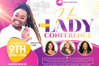 design an awesome church flyer or event flyer within 6hrs