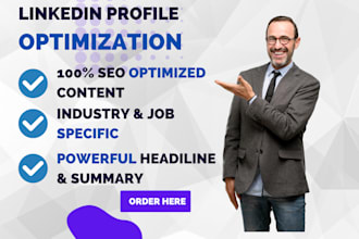 create fully optimized linkedin profile content