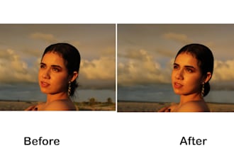 retouch your portraits and makeup photographs