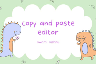 do  copy and paste