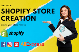 create a fully functional shopify website and web store