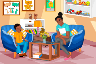 make african american children book illustration