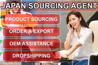 be your product sourcing agent in japan and export coordinator