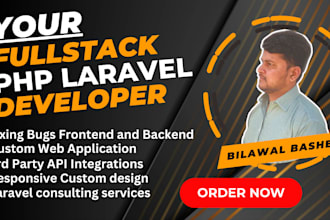 be your php laravel developer and fix PHP laravel bugs