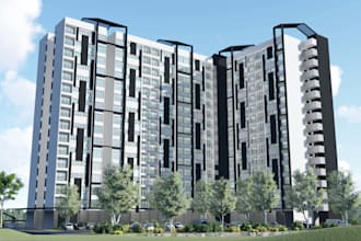 create attention grabbing high rise renderings