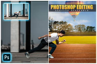 do high photoshop editing, remove person, skin retouching