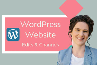 edit and make changes to your wordpress website
