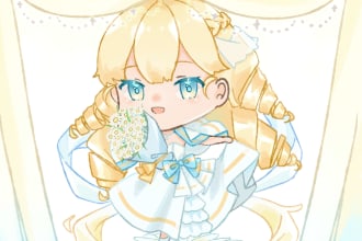 draw cute anime chibi character