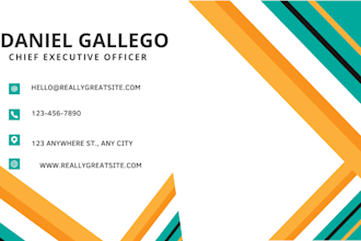 do business card design with fast delivery
