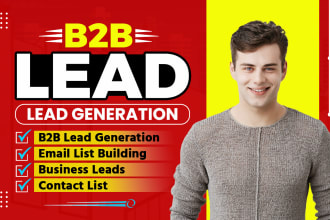 do b2b lead generation and targeted  email list building