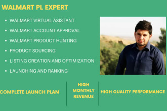 be your walmart virtual assistant and walmart expert pl