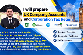 prepare UK company accounts and corporation tax return