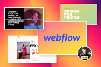 be your webflow website developer