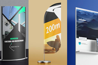 design professional roll ups banner