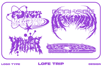 design y2k, metal, urban, brutal, hardcore, logotype